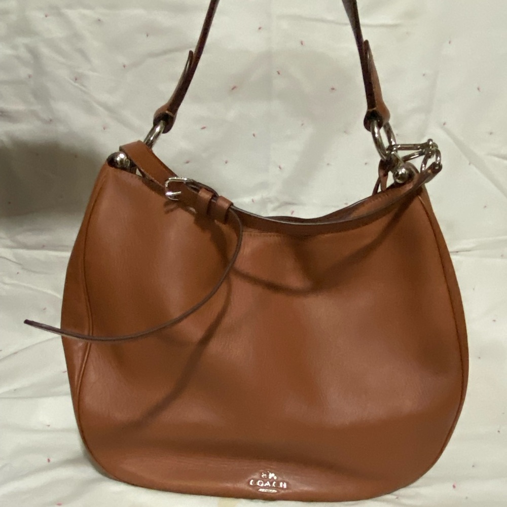 Coach tan bag